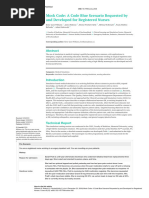 Code Blue Running Sheet | PDF | Cardiopulmonary Resuscitation | Cardiology