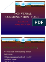 E Non Verbal Communication - Voice