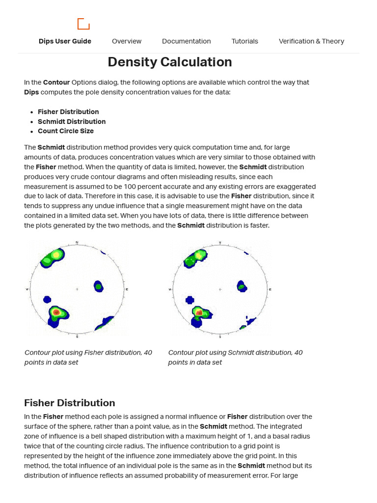 Density Calculation Methods in Dips | PDF | Sphere | Area