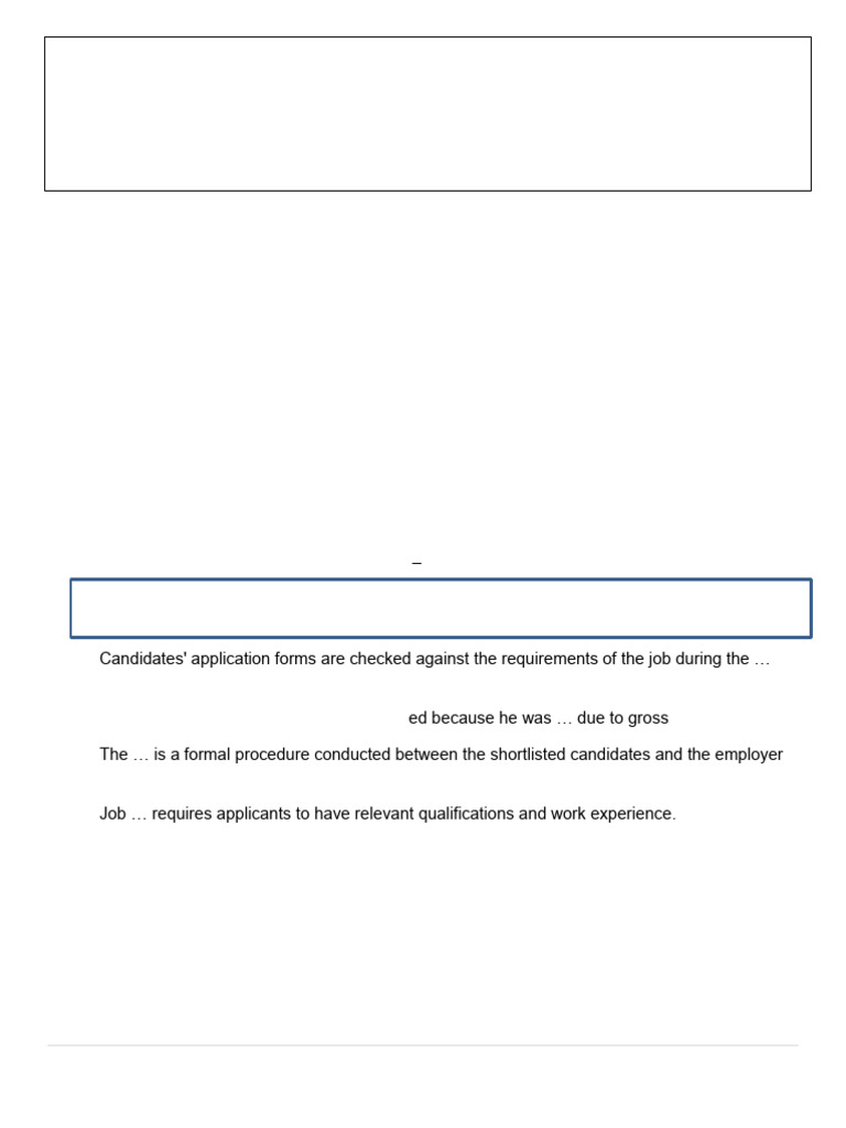 Weekly Test - HR | PDF | Recruitment | Employment