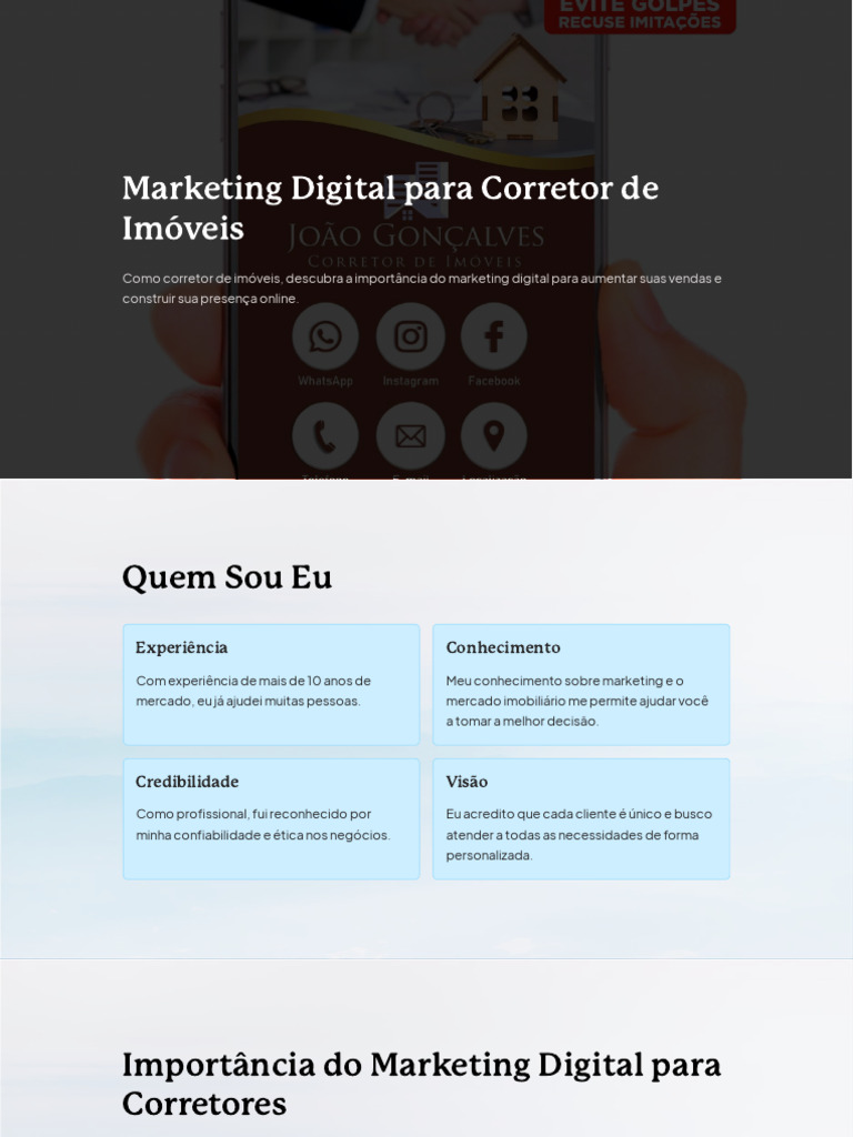 Marketing Digital para Corretores | PDF | SEO | Marketing digital