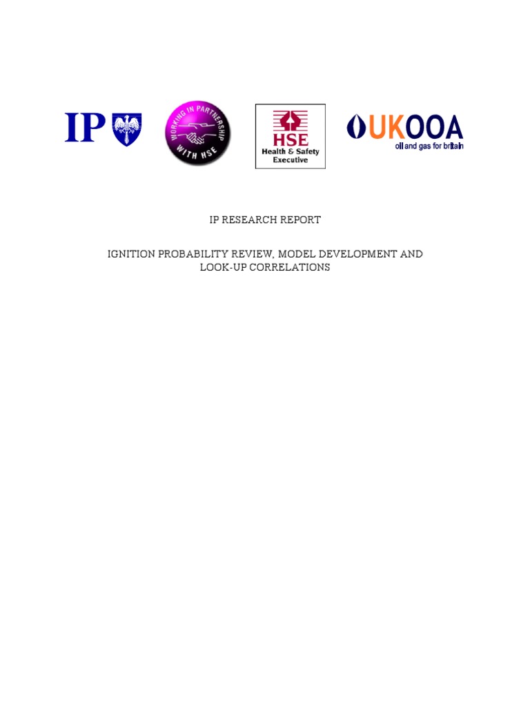 Ignition Model Ukooa Hse Ip Jip | PDF | Combustion | Pipeline Transport