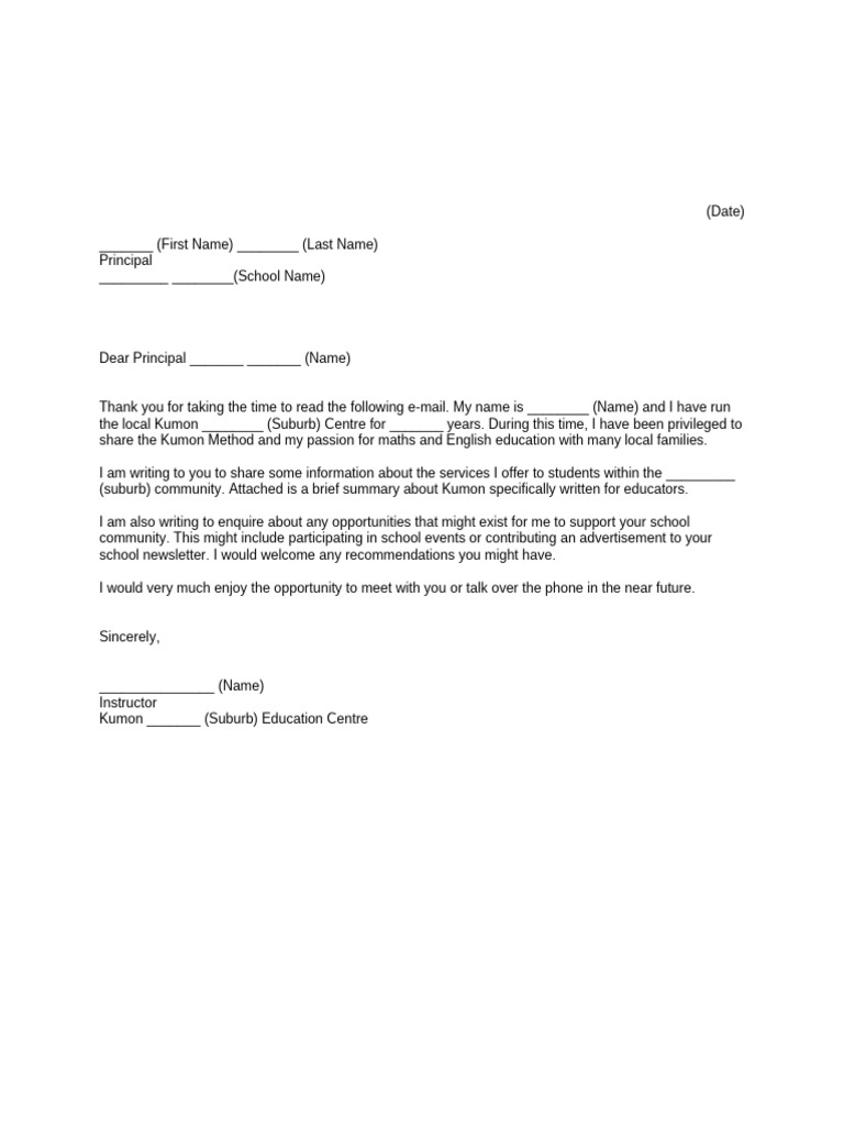 Basic Letter of Introduction16 | PDF | Language Arts & Discipline