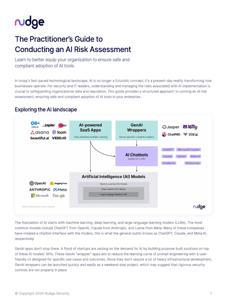 The Practitioners Guide To Conducting An AI Risk Assessment | PDF ...