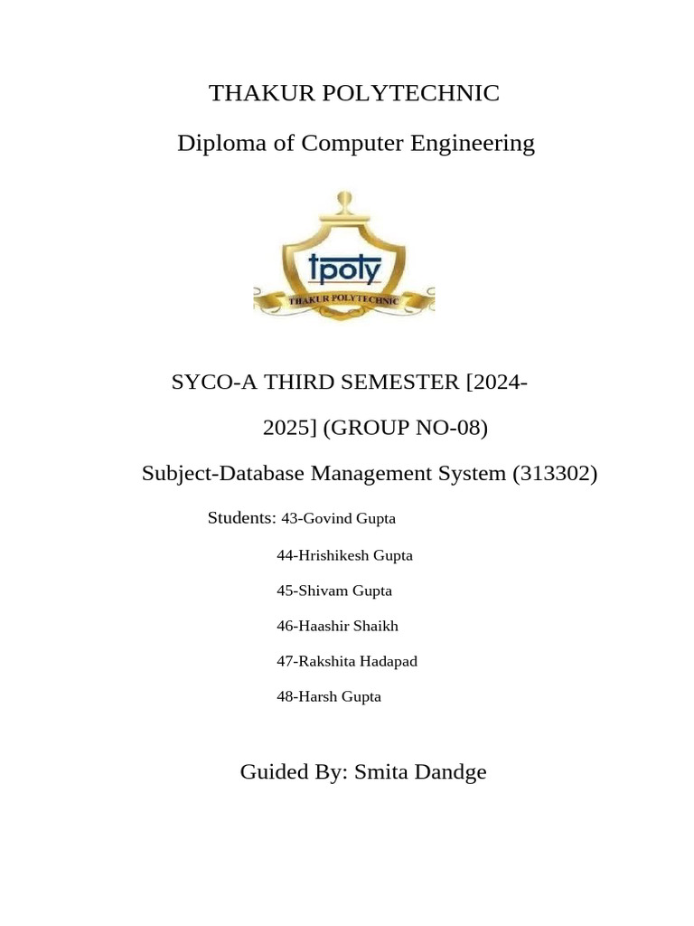 Document2 Dms 1 1 Pdf Databases Information Technology