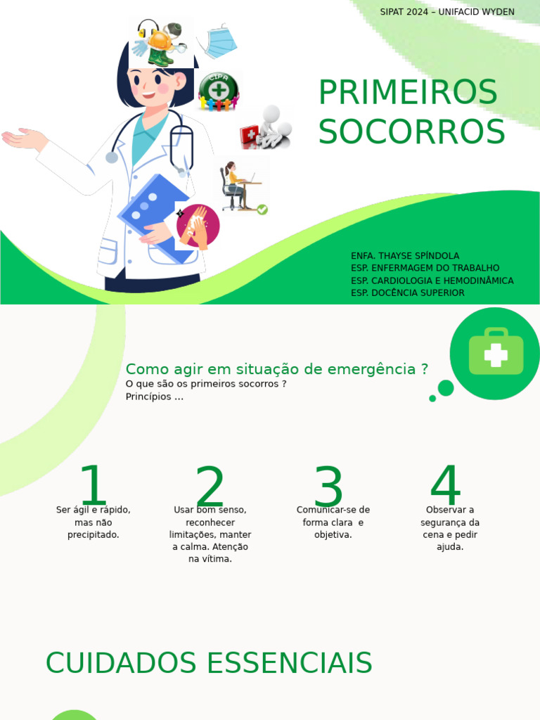 Princípios de Primeiros Socorros | PDF | Coração | Primeiros socorros