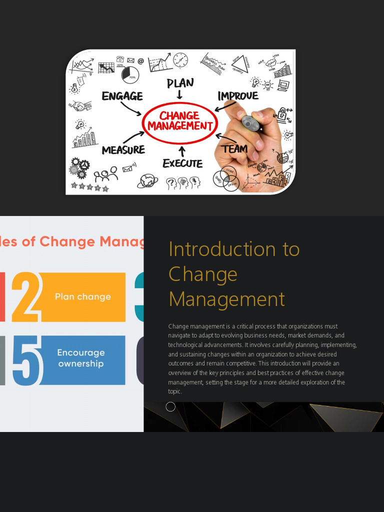 Change Management Principles | PDF | Change Management | Performance ...