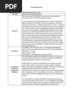 Nida Naseer - Case Analysis Form - Smiths Financial Corp