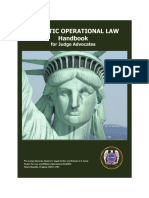 Domestic Operational Law Handbook for Judge Advocates, 2009