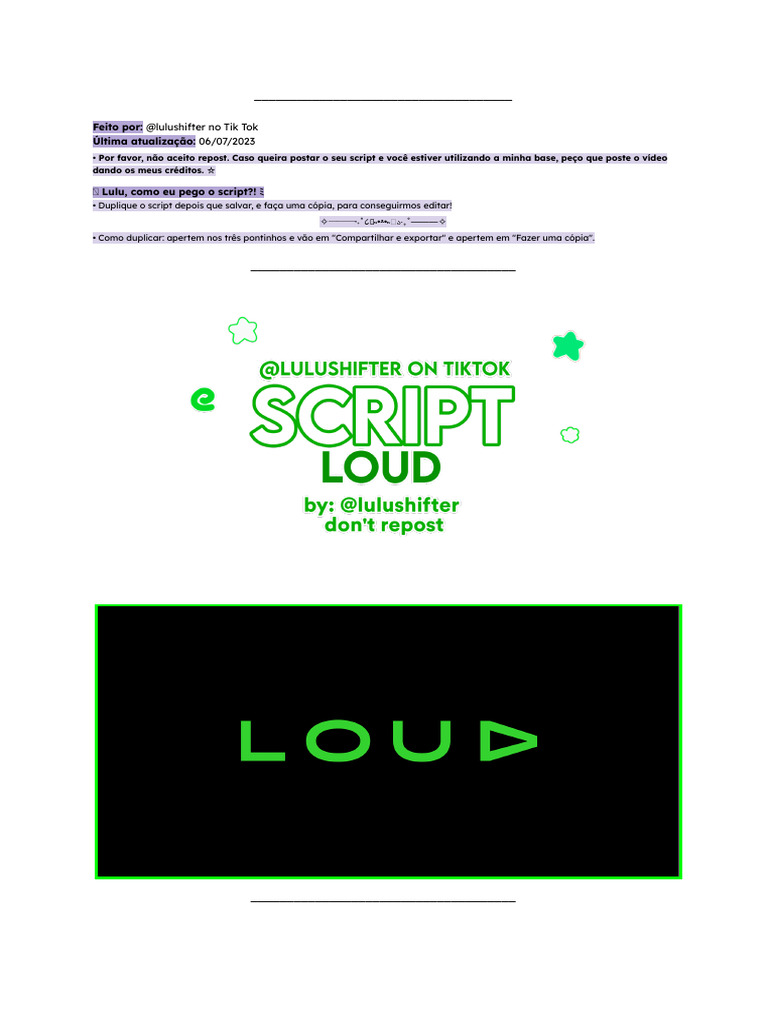Script de Apresentação Pessoal | PDF | Família | Dinheiro