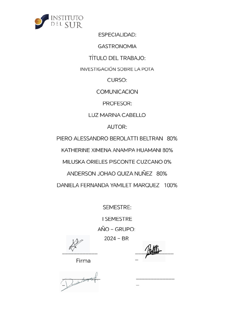 Trabajo de Pota | PDF