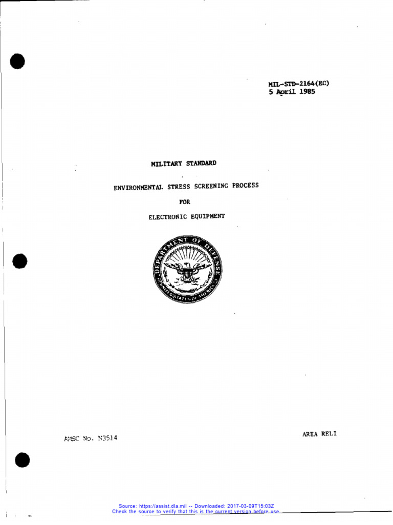 Environmental Stress Screening for Electronics | PDF | Calibration ...