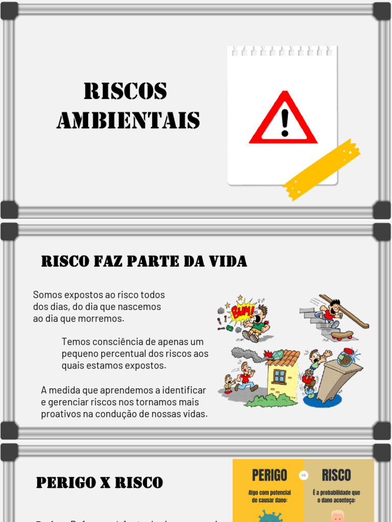 Riscos Ambientais no Trabalho | PDF | Avaliação de risco | Ambiente natural