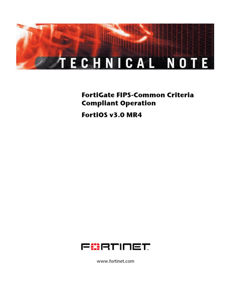 Fortigate CC Tech Note PDF Command Line Interface Virtual Private