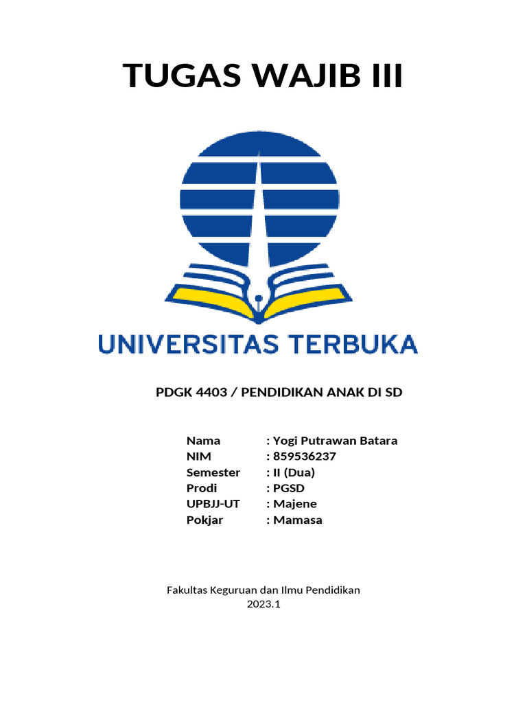 Inovasi Pendidikan dan Hak Anak di SD | PDF | Ilmu Sosial | Sains ...