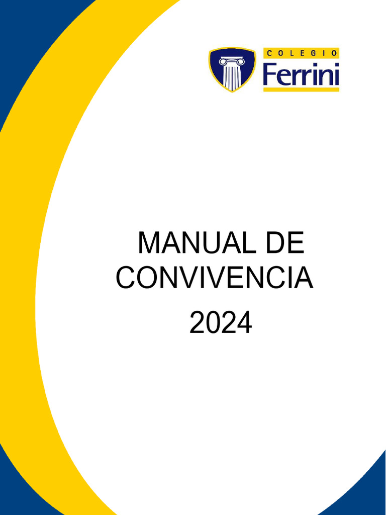 Manual de Convivencia Escolar 2024 | PDF | Aprendizaje | Institución