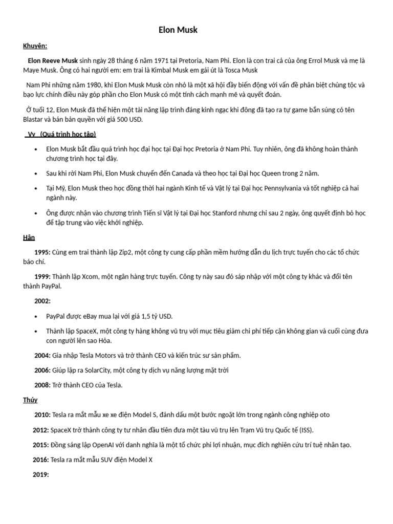 Elon Musk | PDF