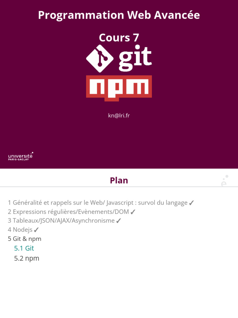 Introduction à Git et gestion de version | PDF | Bibliothèque ...