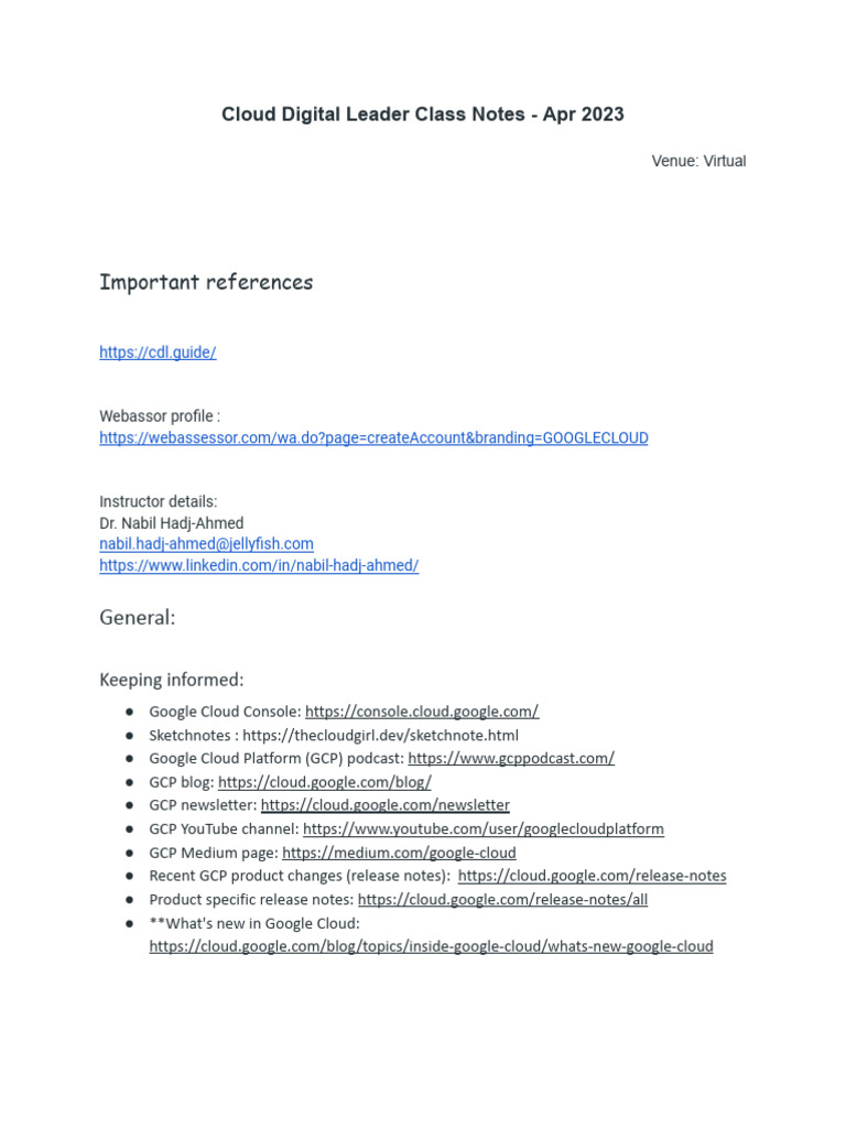 Cloud Digital Leader Insights | PDF | Cloud Computing | No Sql