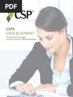 ASP11 Examination Blueprint Updates | PDF | Hazards | Waste