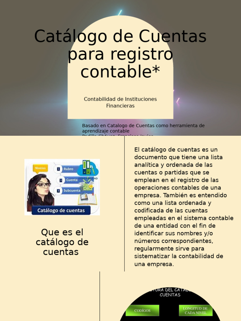 Catálogo de Cuentas Contables Eficaz | PDF | Contabilidad | Economias