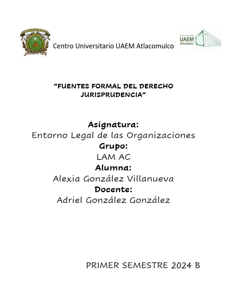 Fuentes Formal Del Derecho Jurisprudencia - Gva | PDF | Caso de ley