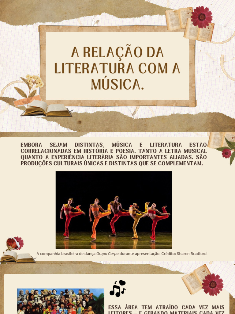 Música e Literatura: Conexões Artísticas | PDF | Poesia | Teatro