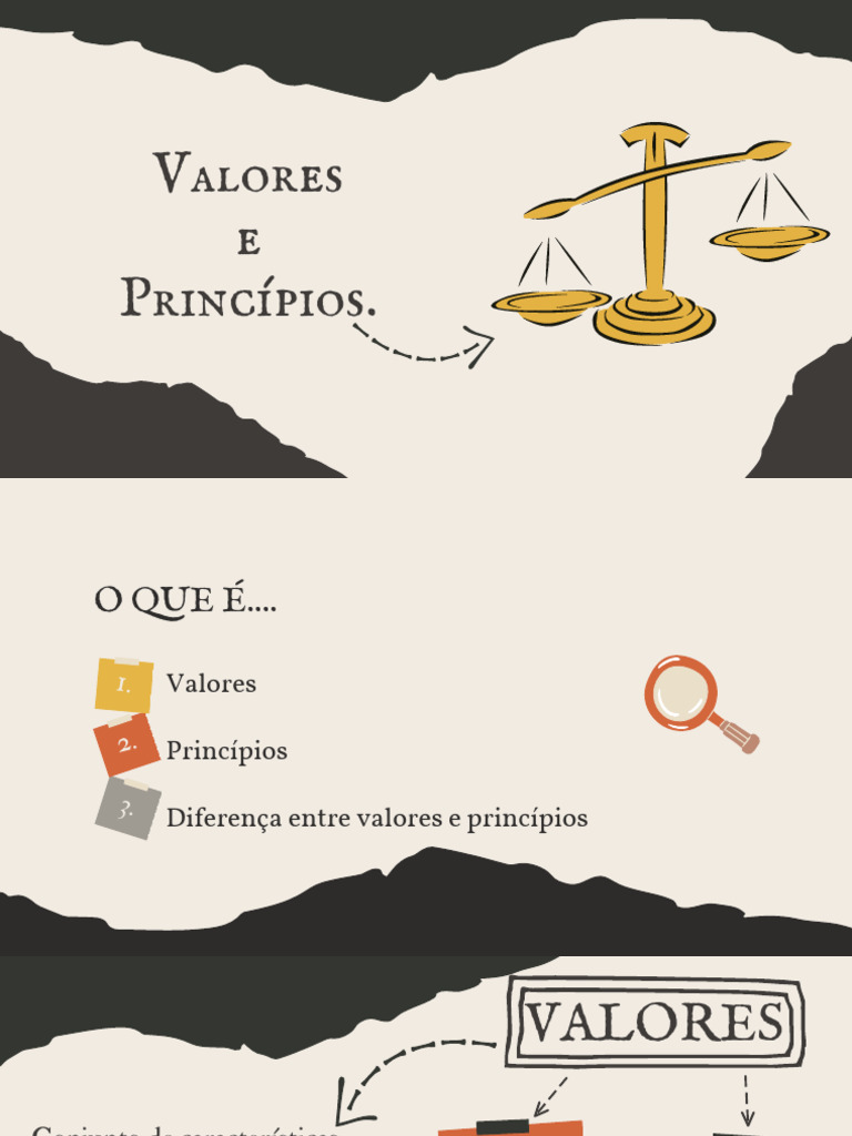 Diferença entre Valores e Princípios | PDF | Educação em Artes Liberais