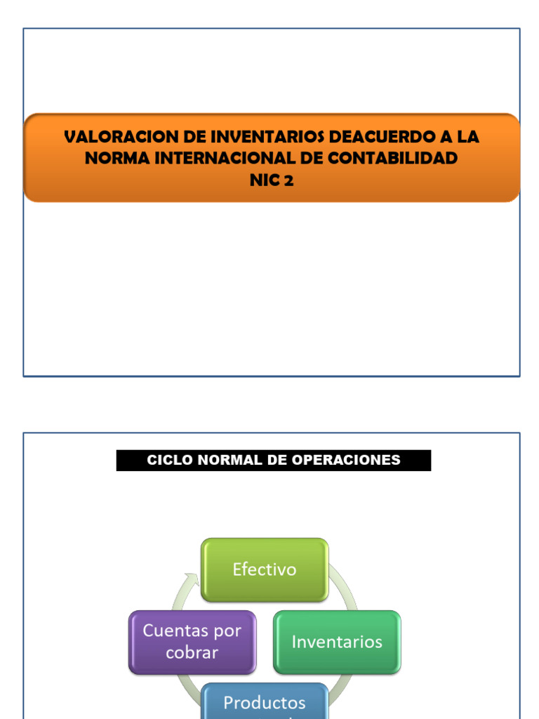 Exposicion Inventarios | PDF | Contabilidad | Economias