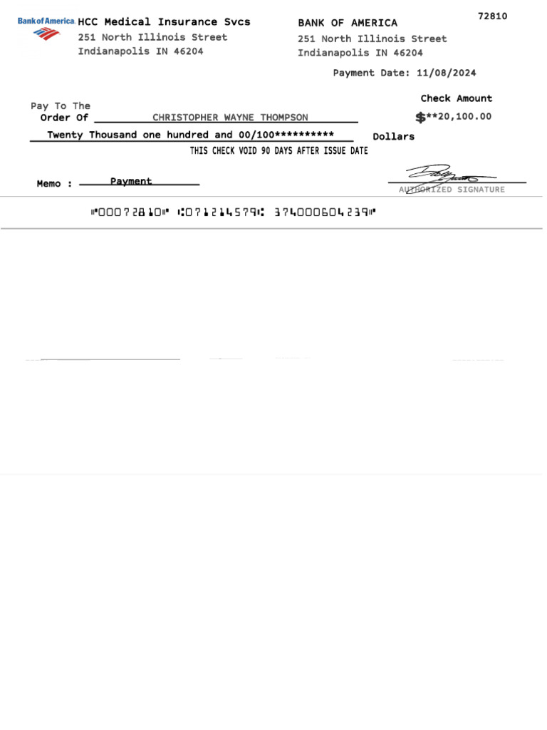 Check Payment Details for HCC Insurance | PDF