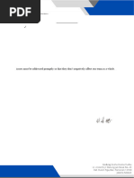 Sample Clarification Letter Template | PDF | Psychological Concepts ...