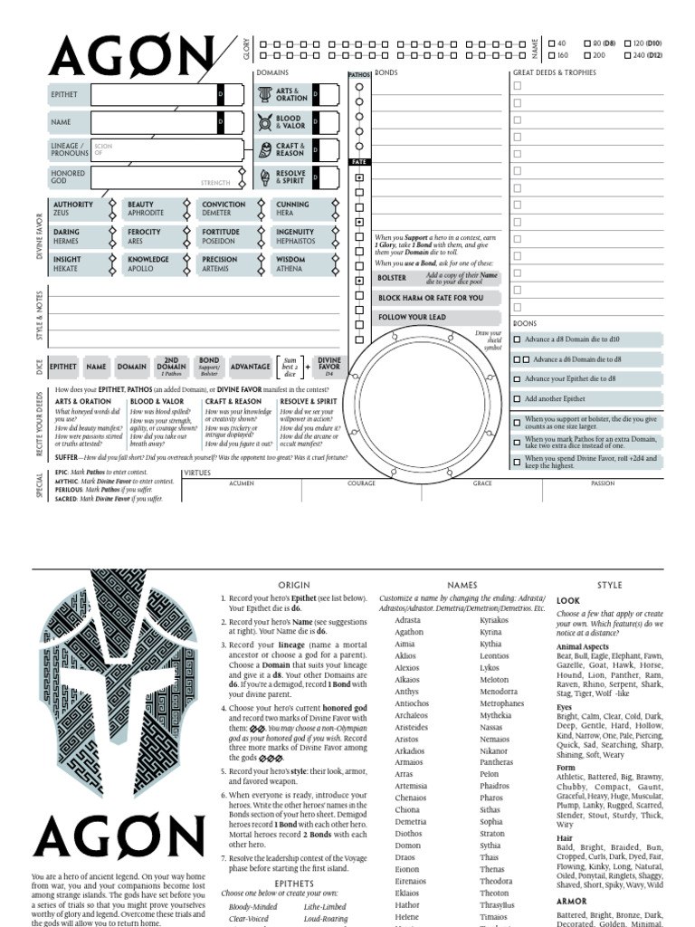 Agon2e playerkit revised 02242023 pdf hera zeus