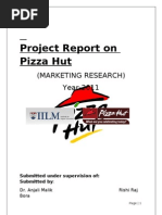 Download Project Report on Pizza Hut by Rishi Raj SN79582419 doc pdf
