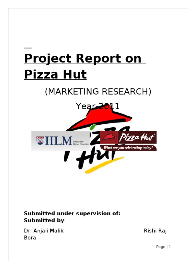 Реферат: Pizza Hut Essay Research Paper INTRODUCTIONPizza Hut