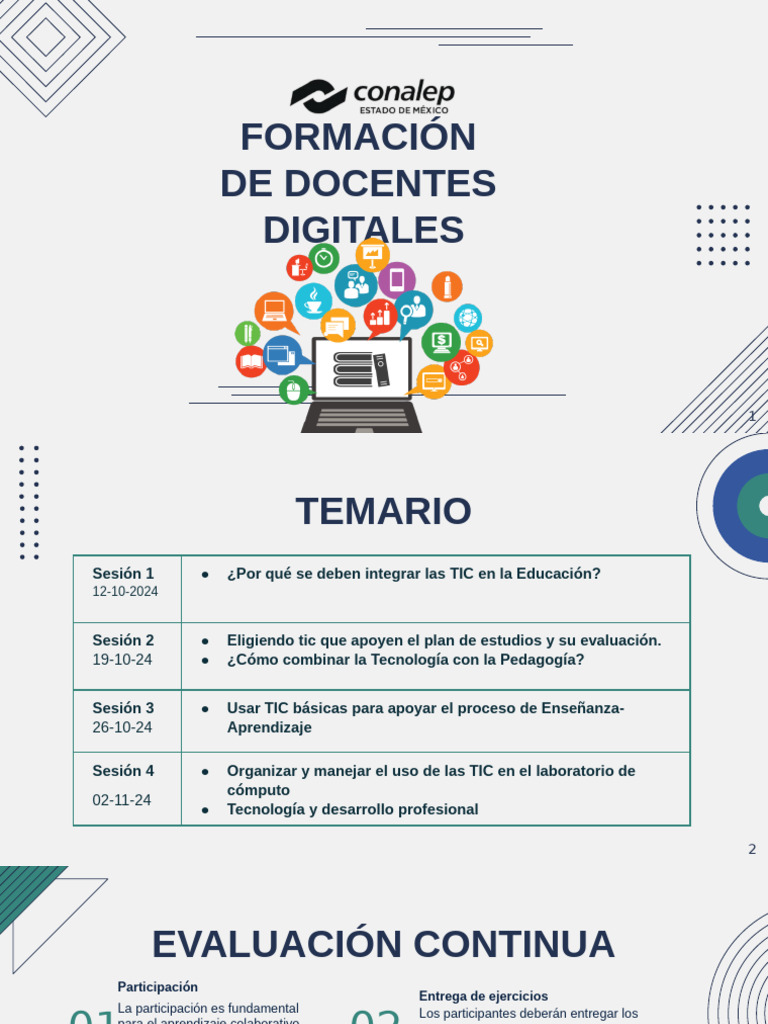 Formación Docente en TIC | PDF | Enseñando | Tecnología de información ...