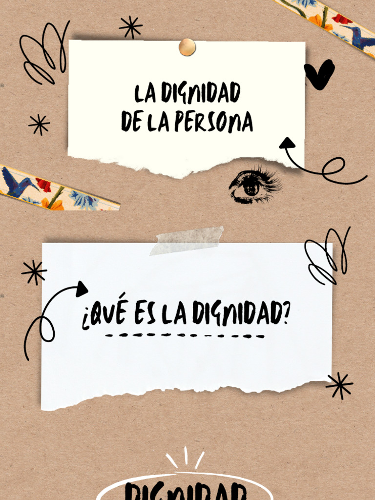 La Dignidad de La Persona | PDF | Narrativa de la creación del Génesis