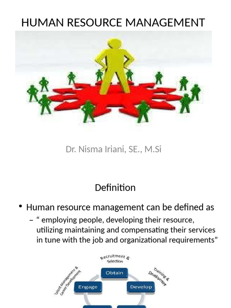 Materi 1 HRM | PDF | Human Resource Management | Human Resources