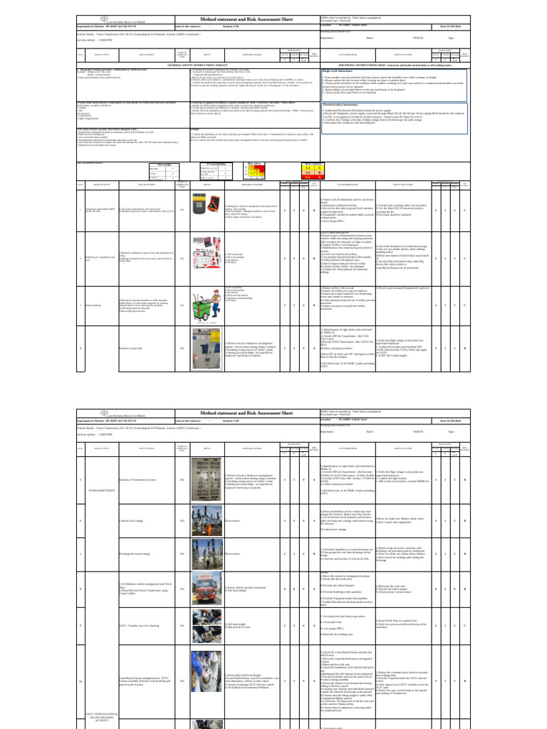 OLTC Overhauling Risk Assessment | PDF | High Voltage | Electric Arc