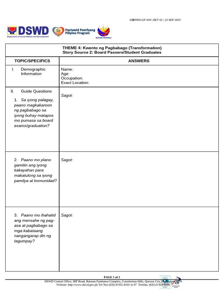 Pagbabago (Transformation) - Board Passers or Student Graduates | PDF