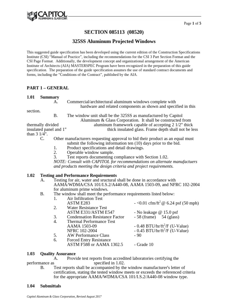 325 SS Specification | PDF | Specification (Technical Standard)