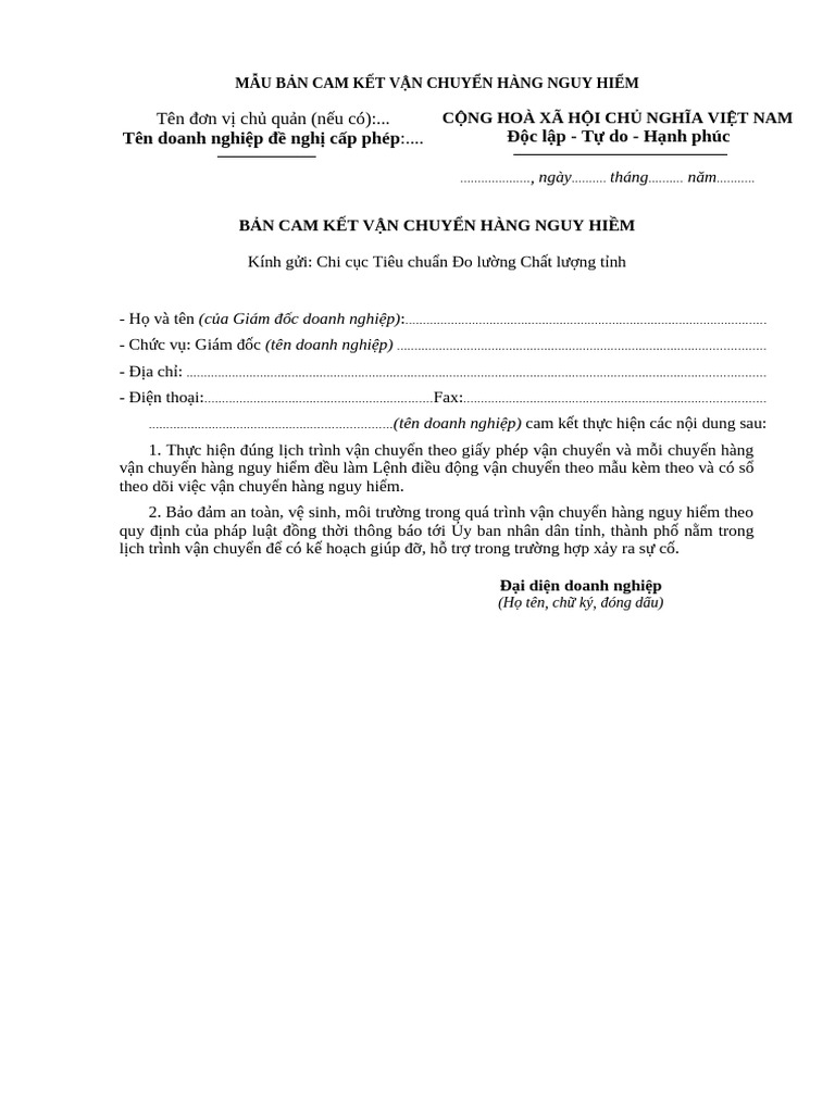1 4 ban cam ket van chuyen hang nguy hiem pdf