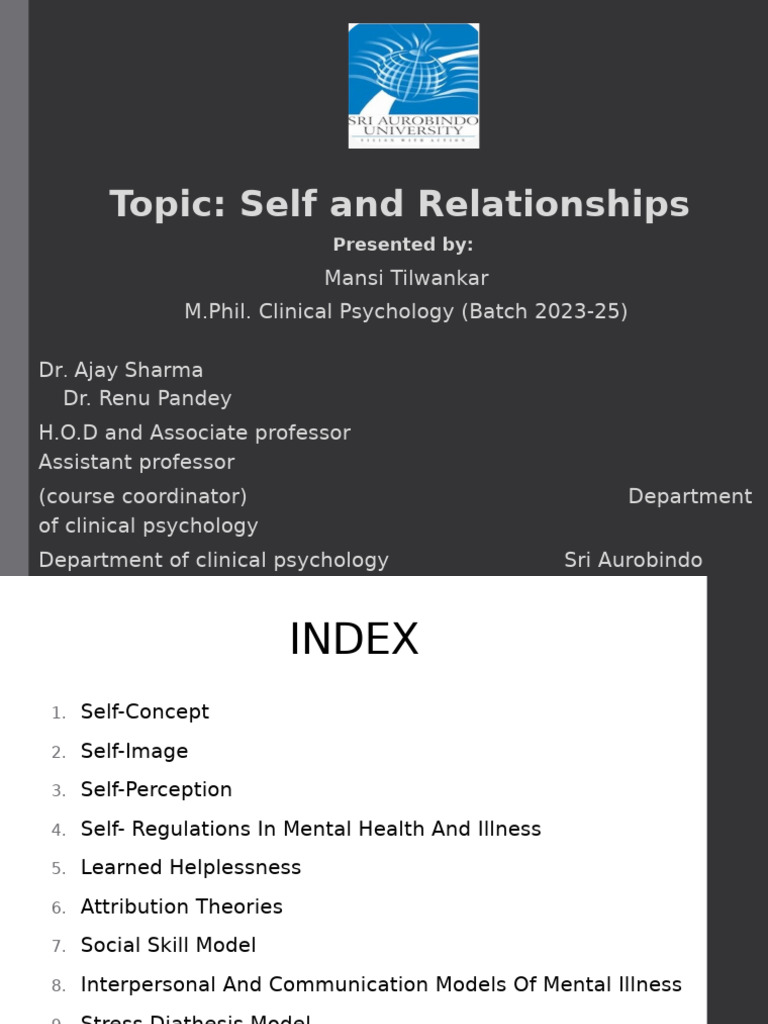 Understanding Self-Concept and Image | PDF | Self Esteem | Self Concept