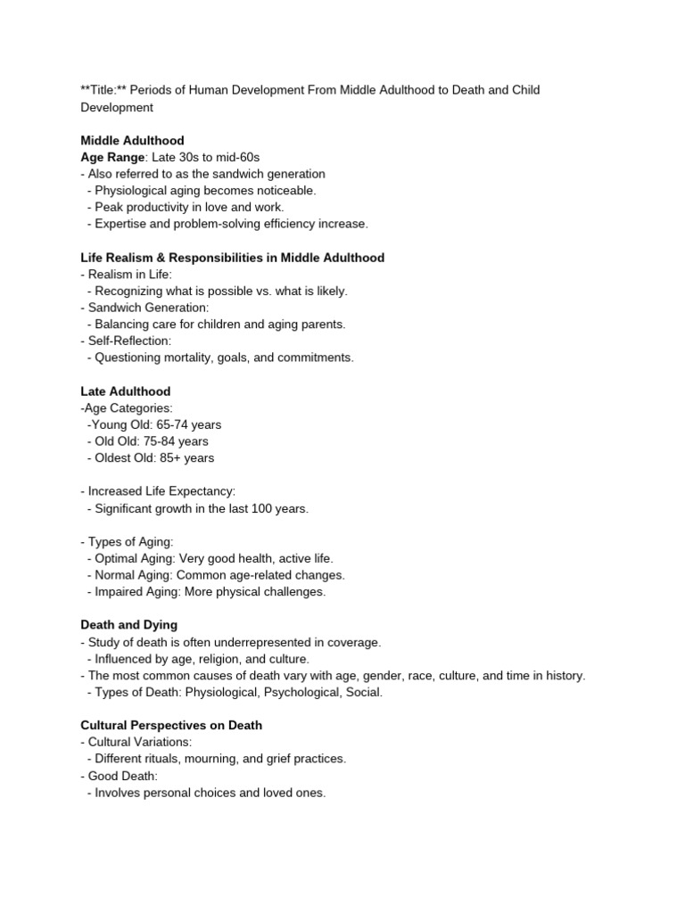 Stages of Human Development | PDF | Adolescence | Child Development