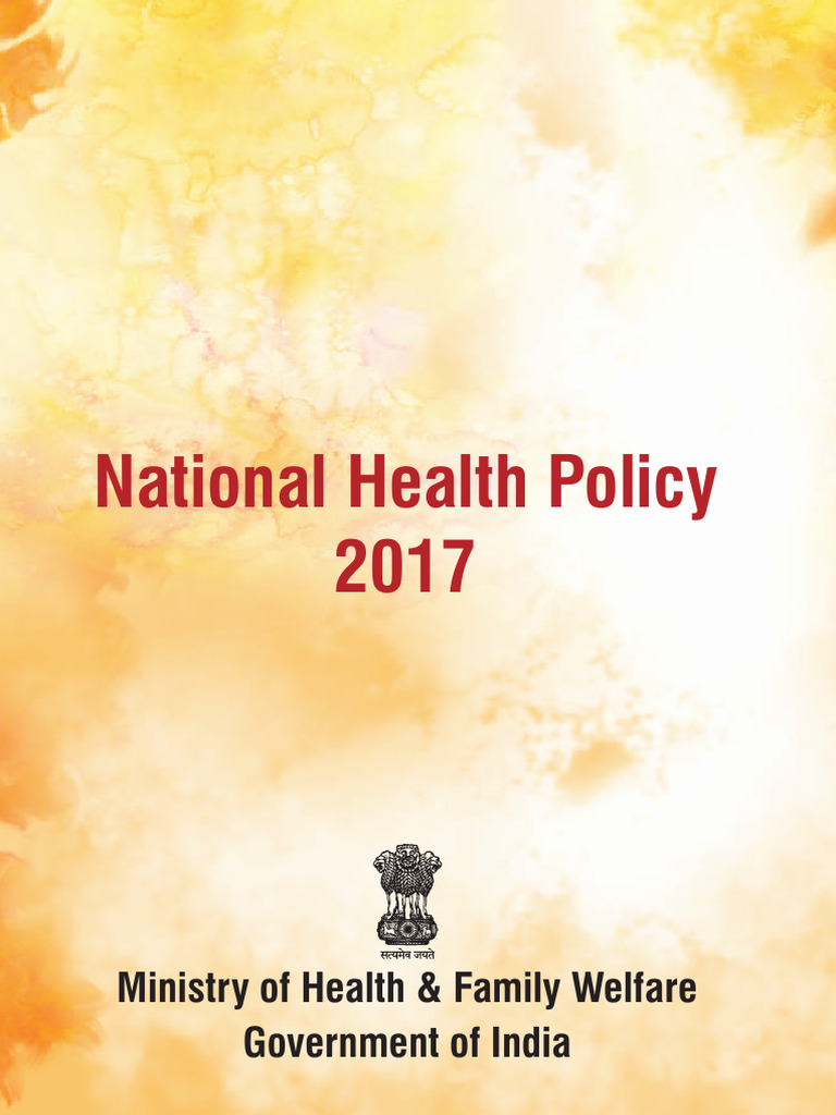 National Health Policy 2017 Overview | PDF | Health Care | Preventive ...