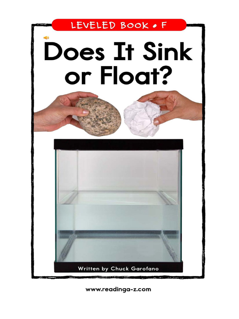Does It Sink Or Float