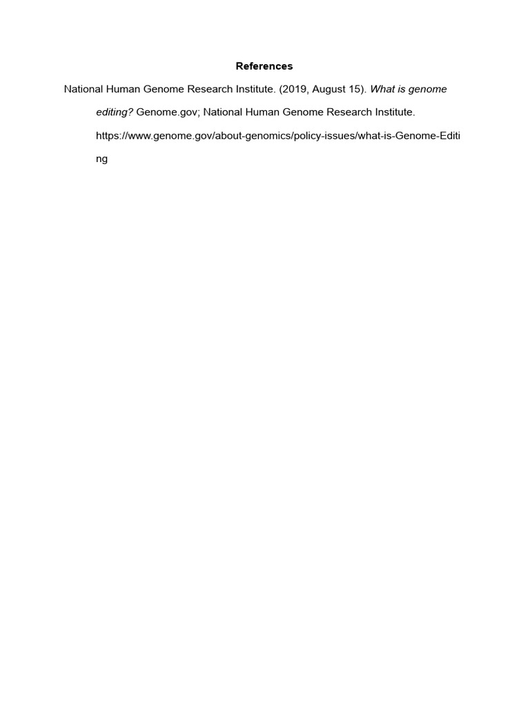 Genome Editing Explained | PDF