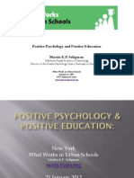 2012 What Works - Martin Seligman - Positive Psychology and Positive Education PowerPoint