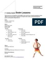 Preschool Swim Lessons Feb 2012