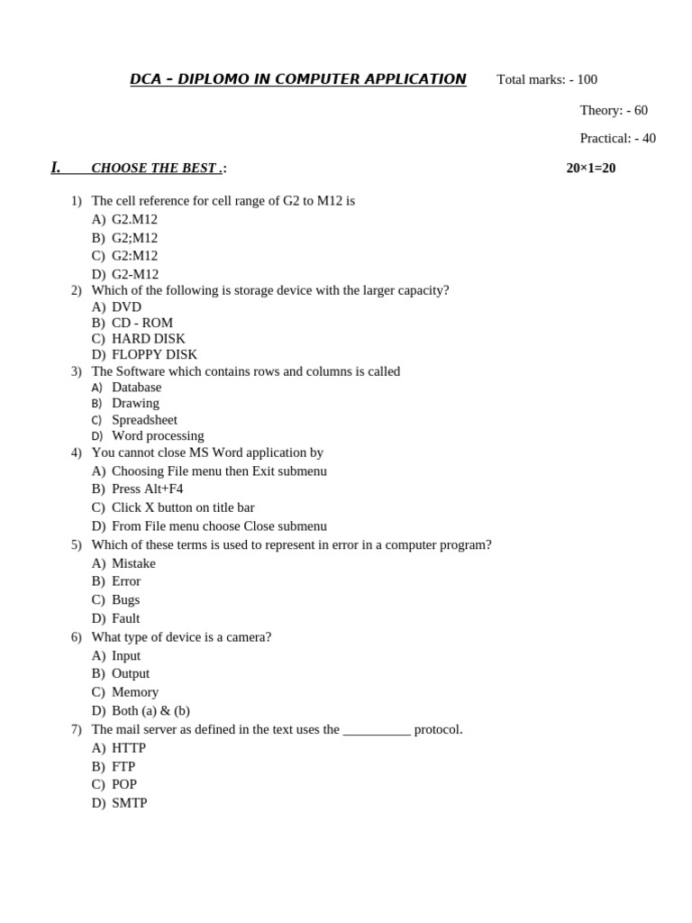 Dca 1 | PDF | Microsoft Word | World Wide Web