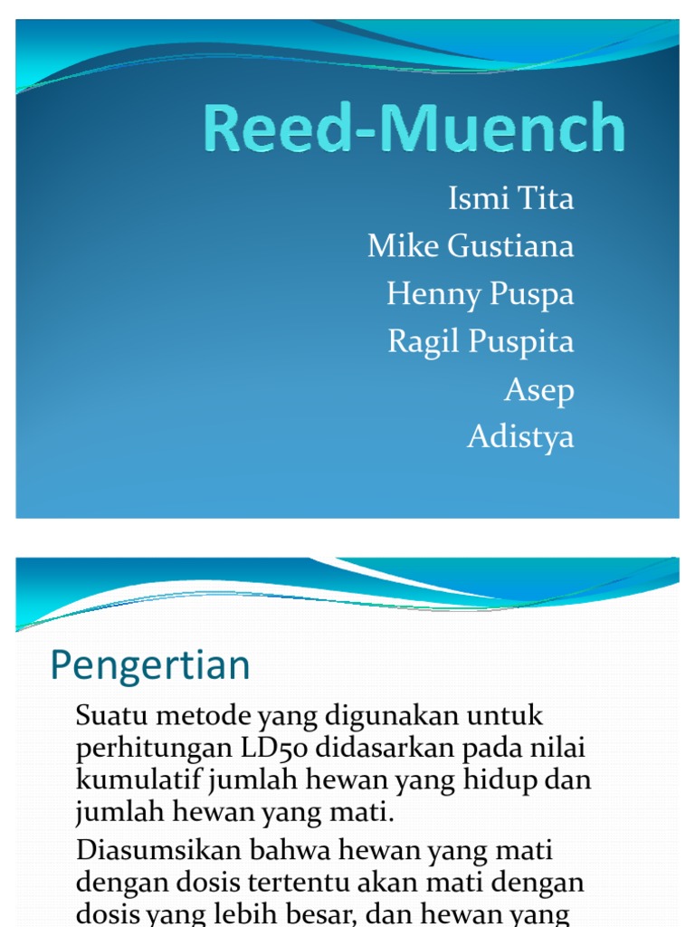 Analisis Reed dan Muench | PDF